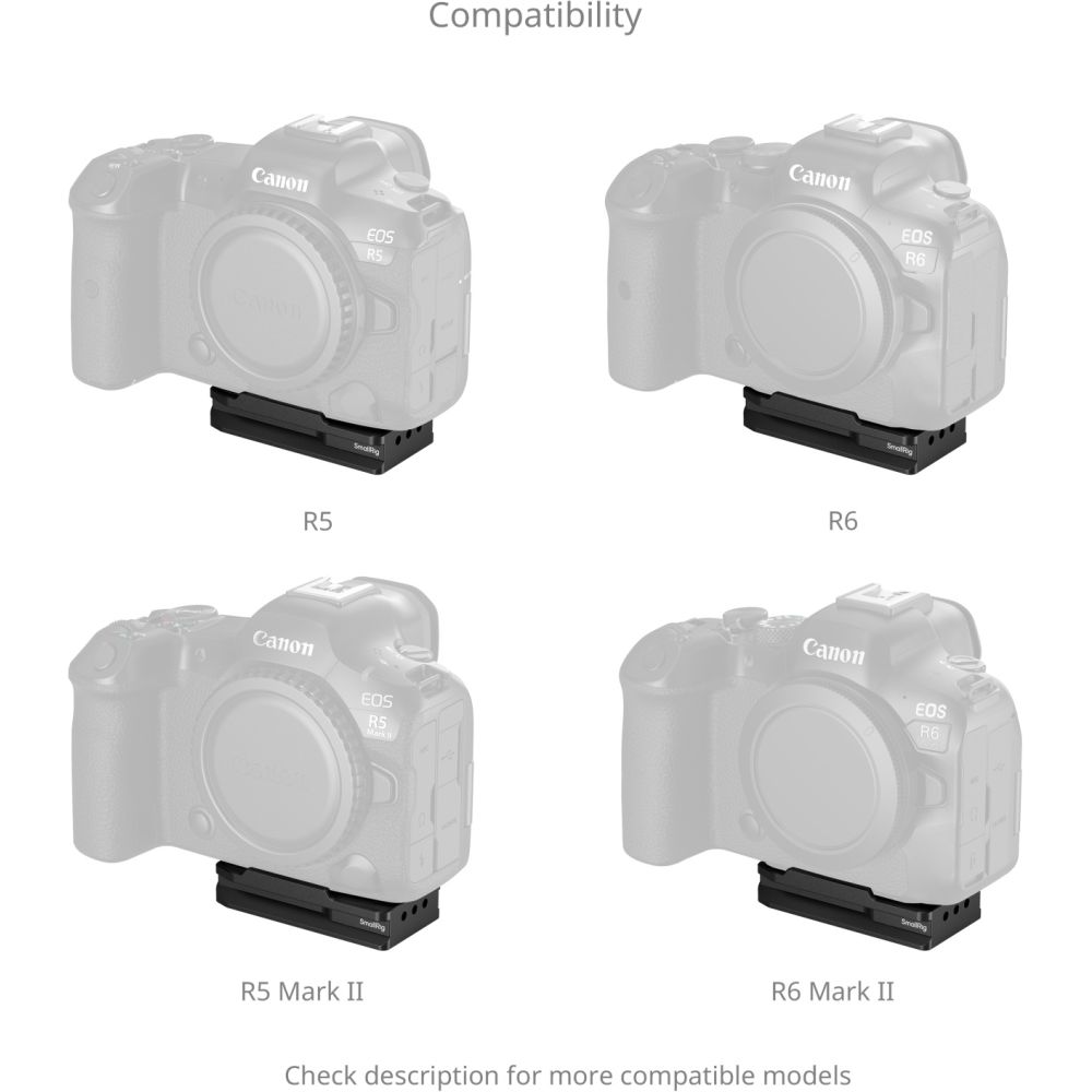 SmallRig MD5424 Arca-Swiss-Mount-Platte für AirTag für Canon