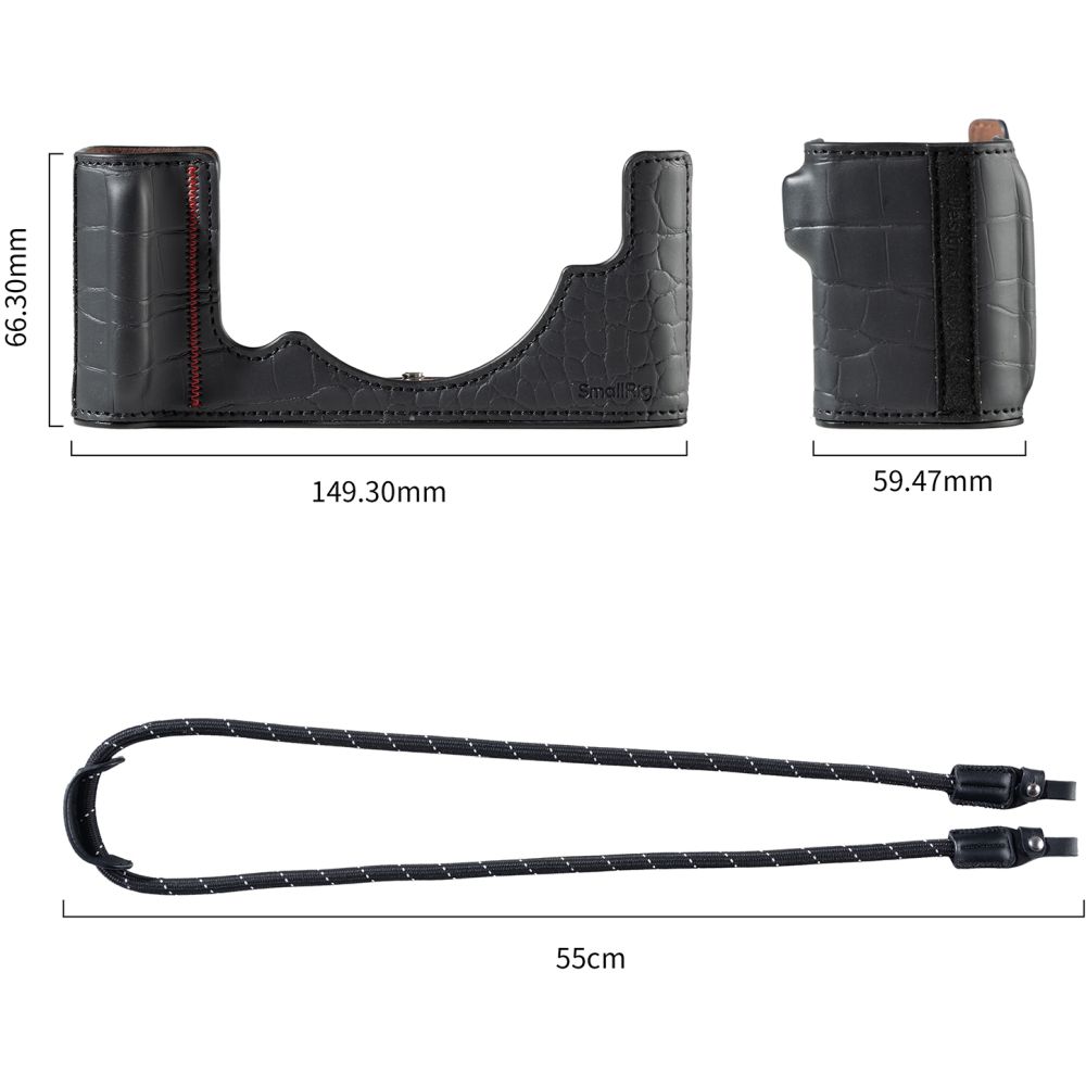 SmallRig 5095 Leather Case Kit for Nikon Z f (black)