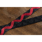 Artisan & Artist ACAM 317 Sazanami Silk strap black/red
