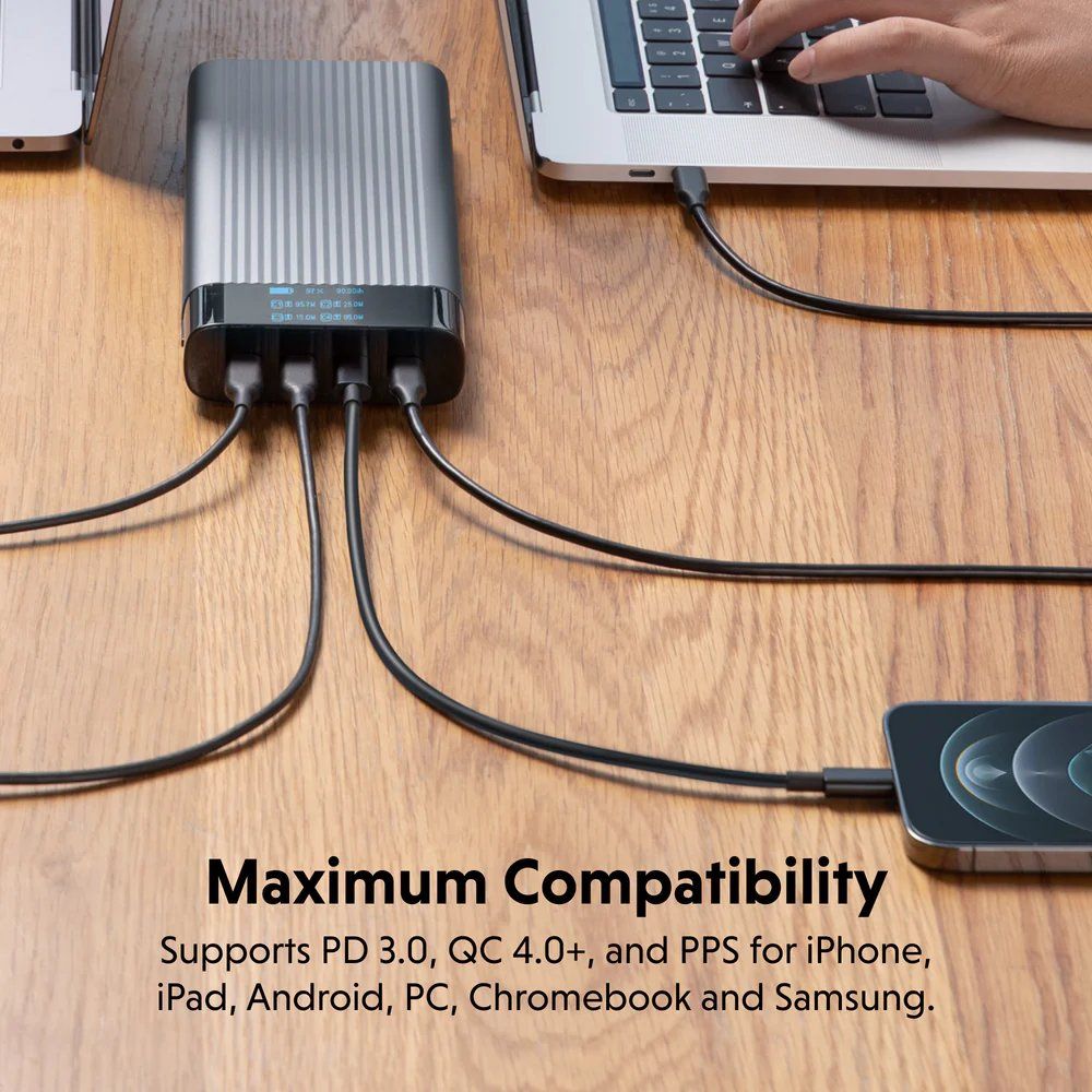 Hyper HyperJuice 4-Port Powerbank (27.000 mAh/245W)