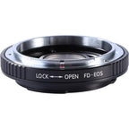 K&F Lens Adapter Canon FD - Canon EOS (EF / EF-S) (with glass)