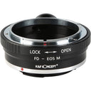 K&F Lens Adapter Canon FD - Canon EF-M (1/4" statief-mount)