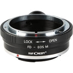 K&F Lens Adapter Canon FD - Canon EF-M (1/4" statief-mount)