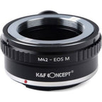K&F Objektiv Adapter M42 - Canon EF-M (mit 1/4" statief-mount)