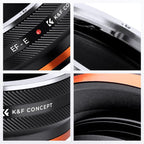 K&F Lens Adapter Canon EF / EF-S - Sony E-Mount (IV PRO)