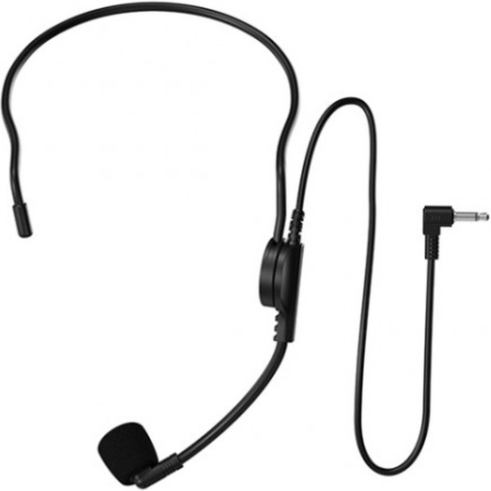 7Ryms Präsentationslautsprecher mit kabelgebundenem Headset - Schwarz