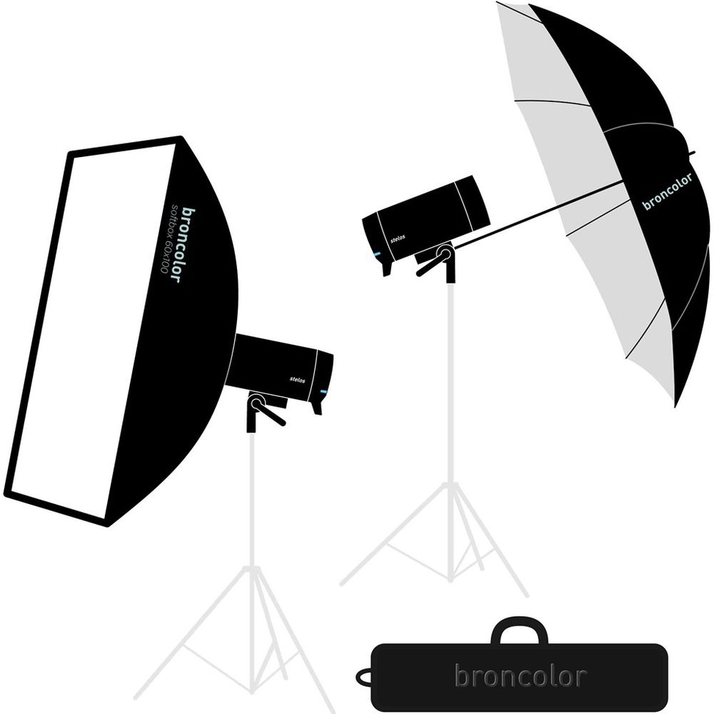 Broncolor Inspiration Kit with 2 Stelos 800 L