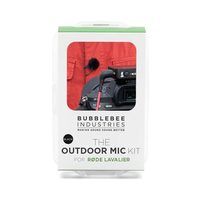 Bubblebee The Outdoor Mic Kit Für Røde Lavalier, Schwarz
