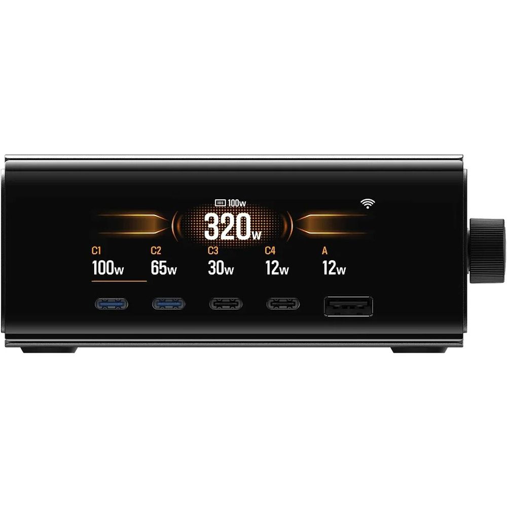 EcoFlow RAPID Pro Desktop-Ladegerät 320 W mit GaN (5 Anschlüsse)