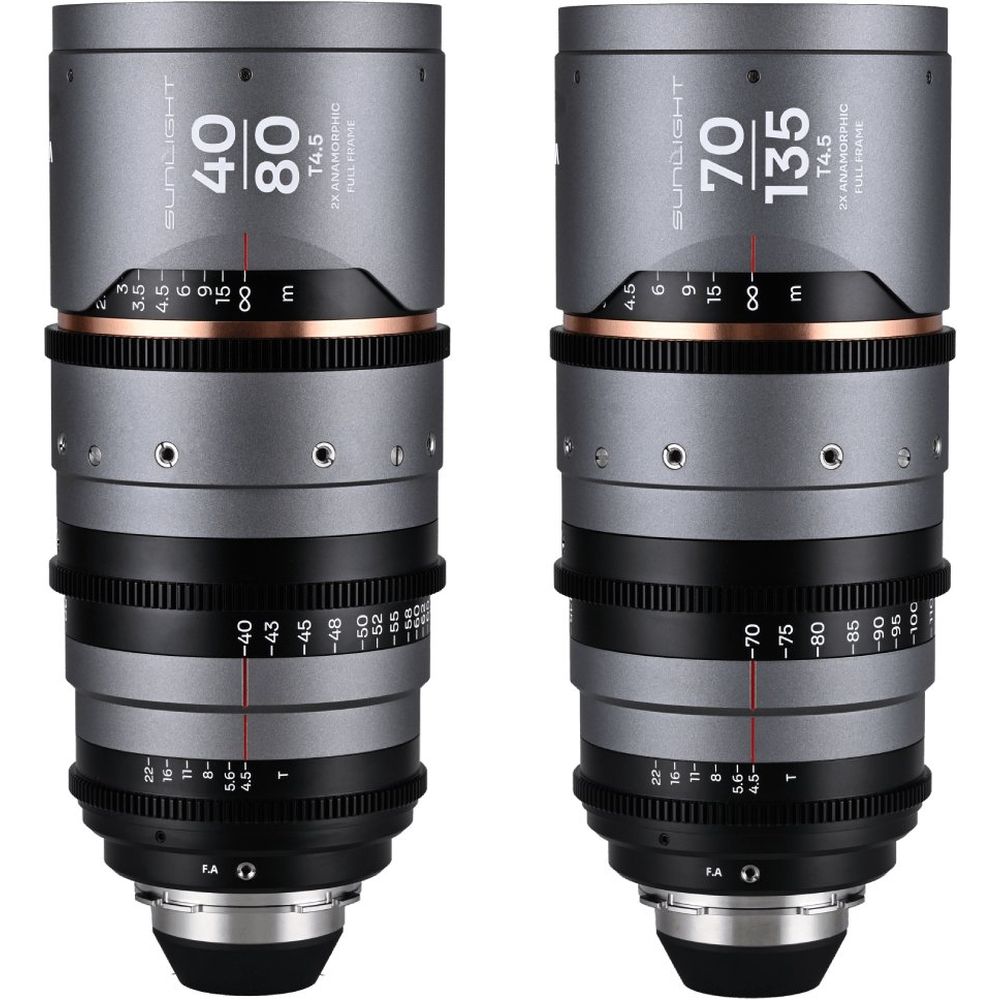 Laowa Sunlight FF 2x Anamorphic Zoom Bundle 40-80/70-135mm Amber