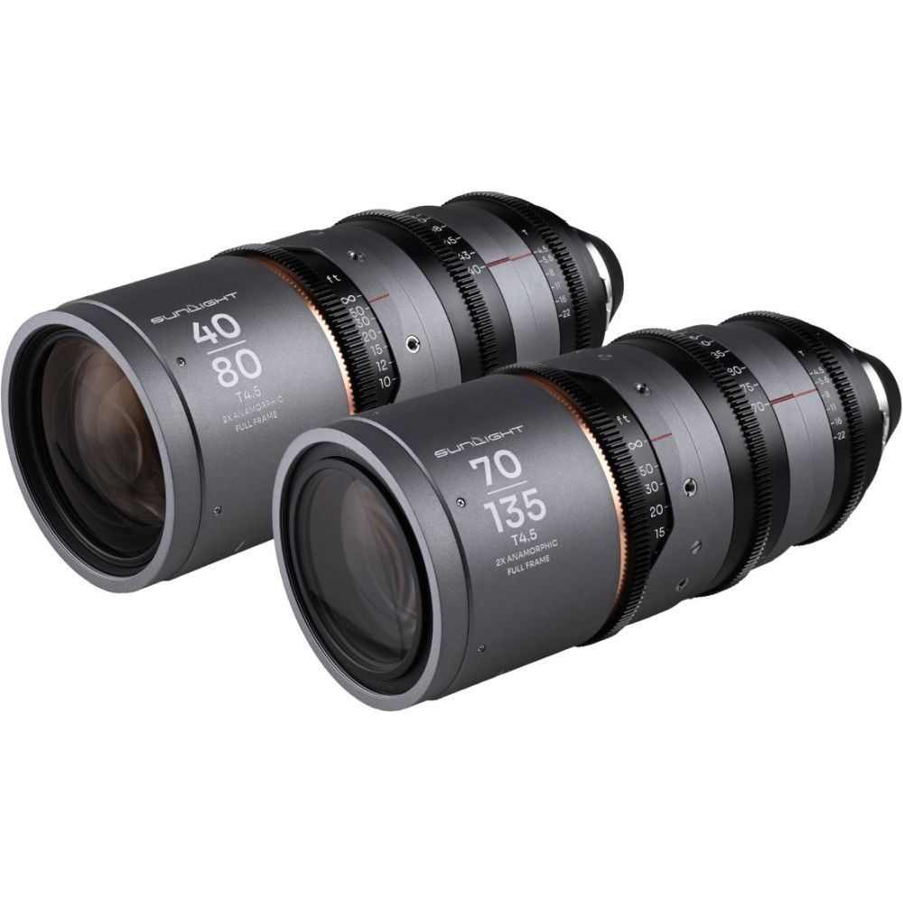 Laowa Sunlight FF 2x Anamorphic Zoom Bundle 40-80/70-135mm Amber