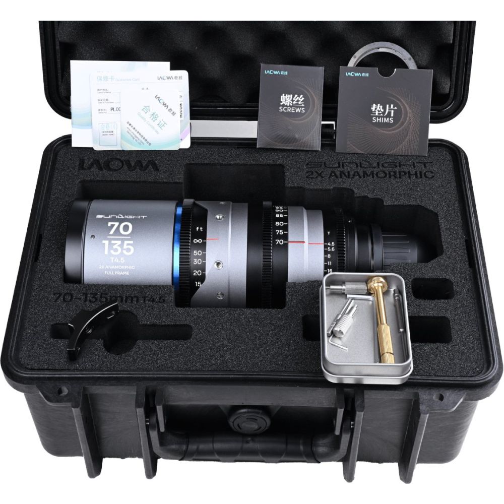 Laowa Sunlight FF 2x Anamorphic Zoom 70-135mm T4.5 Blau