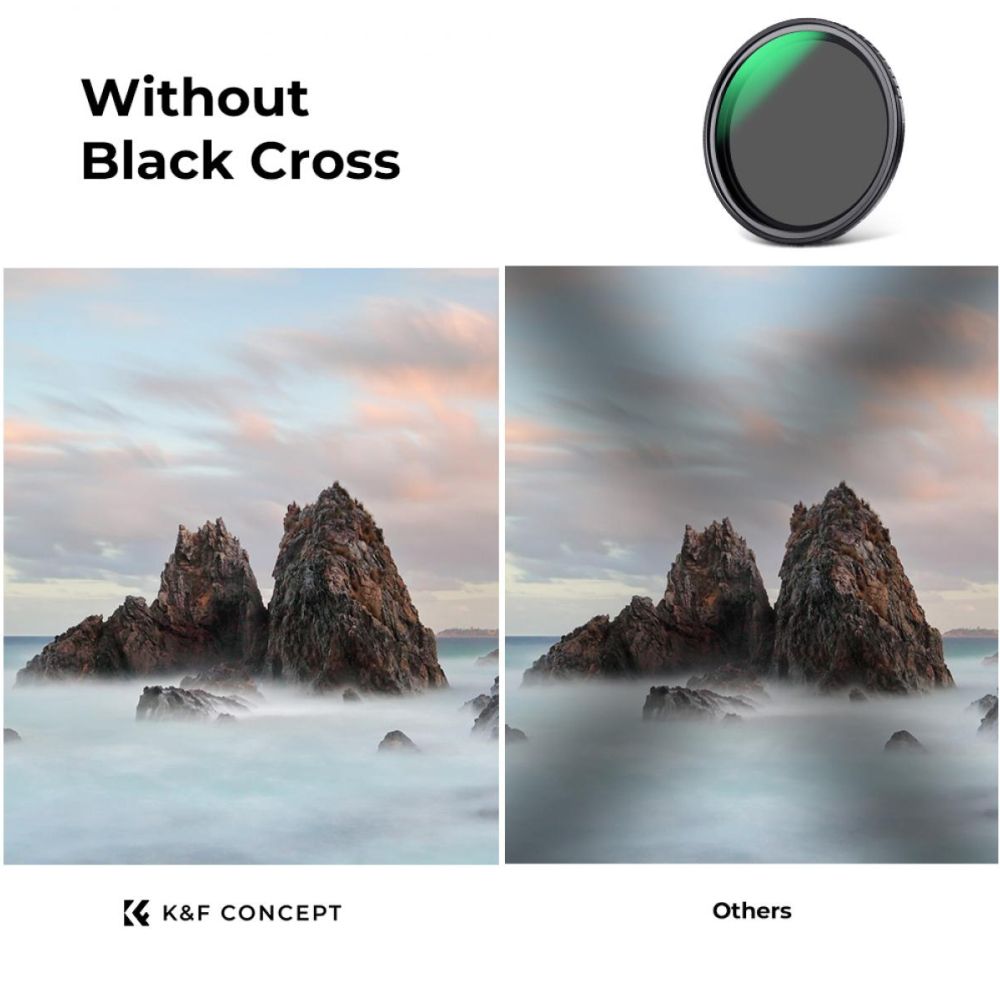 K&F Concept variabler ND-Filter ND2-ND32 Nano X - 67mm