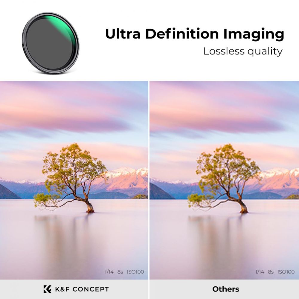 K&F Concept variabler ND-Filter ND2-ND32 Nano X - 67mm