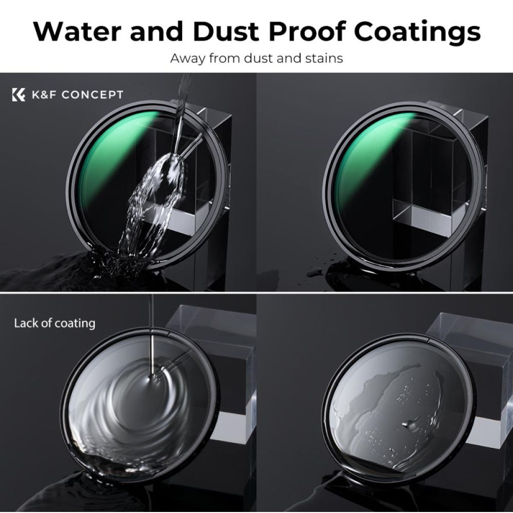 K&F Concept variabler ND-Filter ND2-ND32 Nano X - 67mm