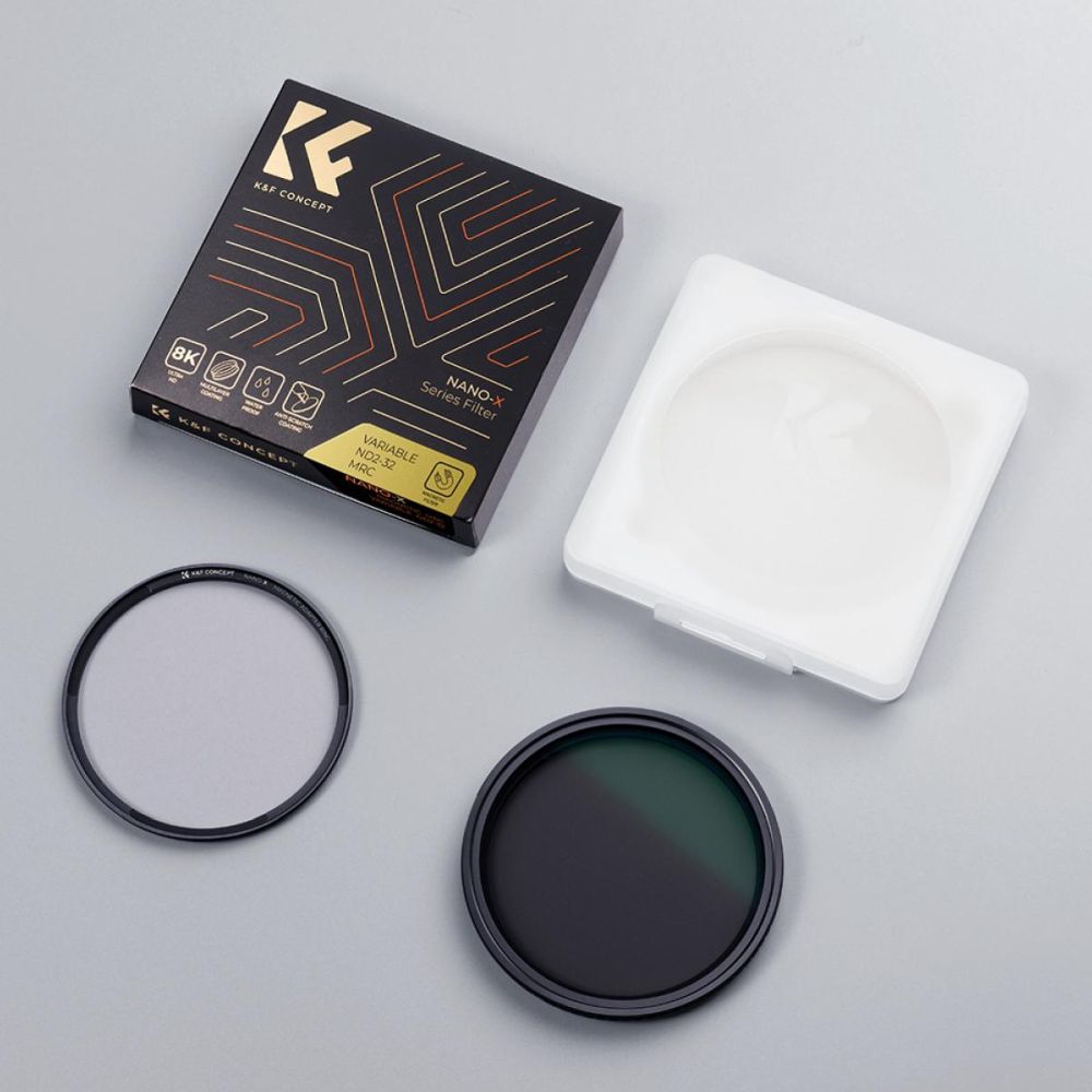 K&F Concept variabler ND-Filter ND2-ND32 Nano X - 67mm
