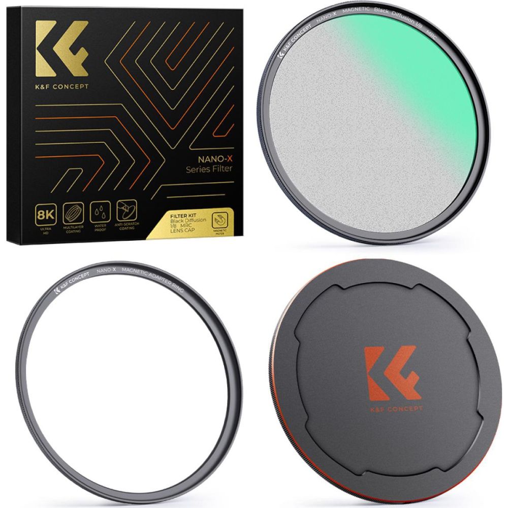K&F Concept Magnetischer 1/8 Black Mist Filter Nano X - 72mm