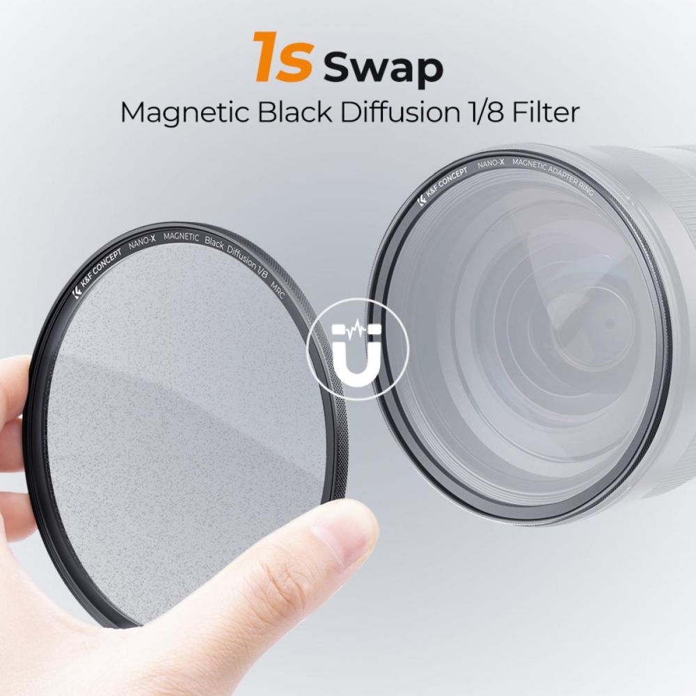 K&F Concept Magnetischer 1/8 Black Mist Filter Nano X - 72mm