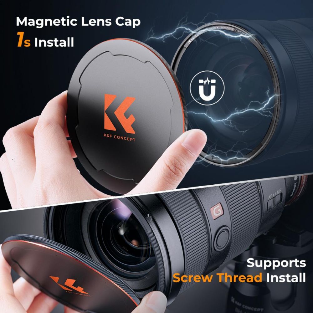 K&F Concept Magnetischer 1/8 Black Mist Filter Nano X - 72mm
