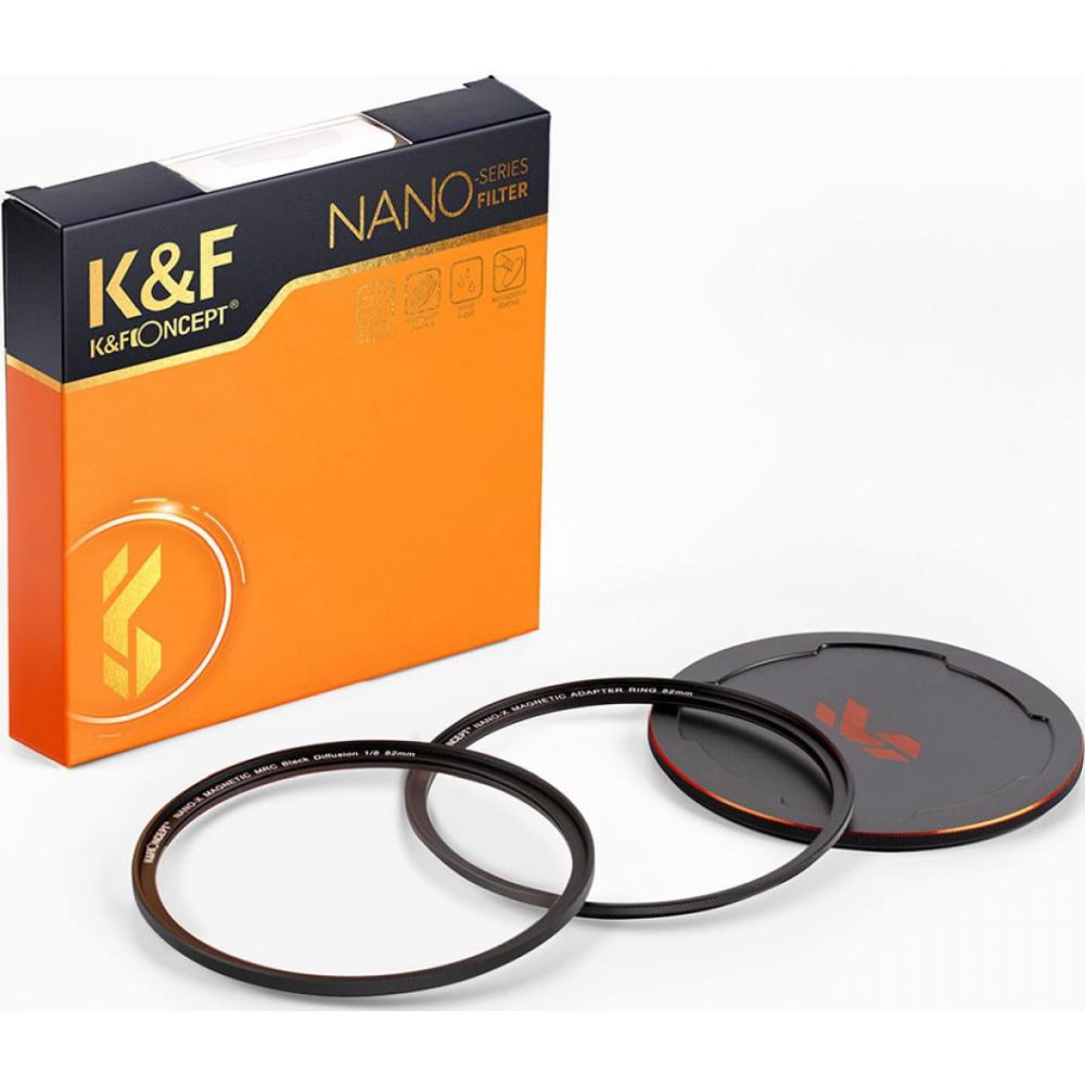 K&F Concept Magnetischer 1/8 Black Mist Filter Nano X - 72mm