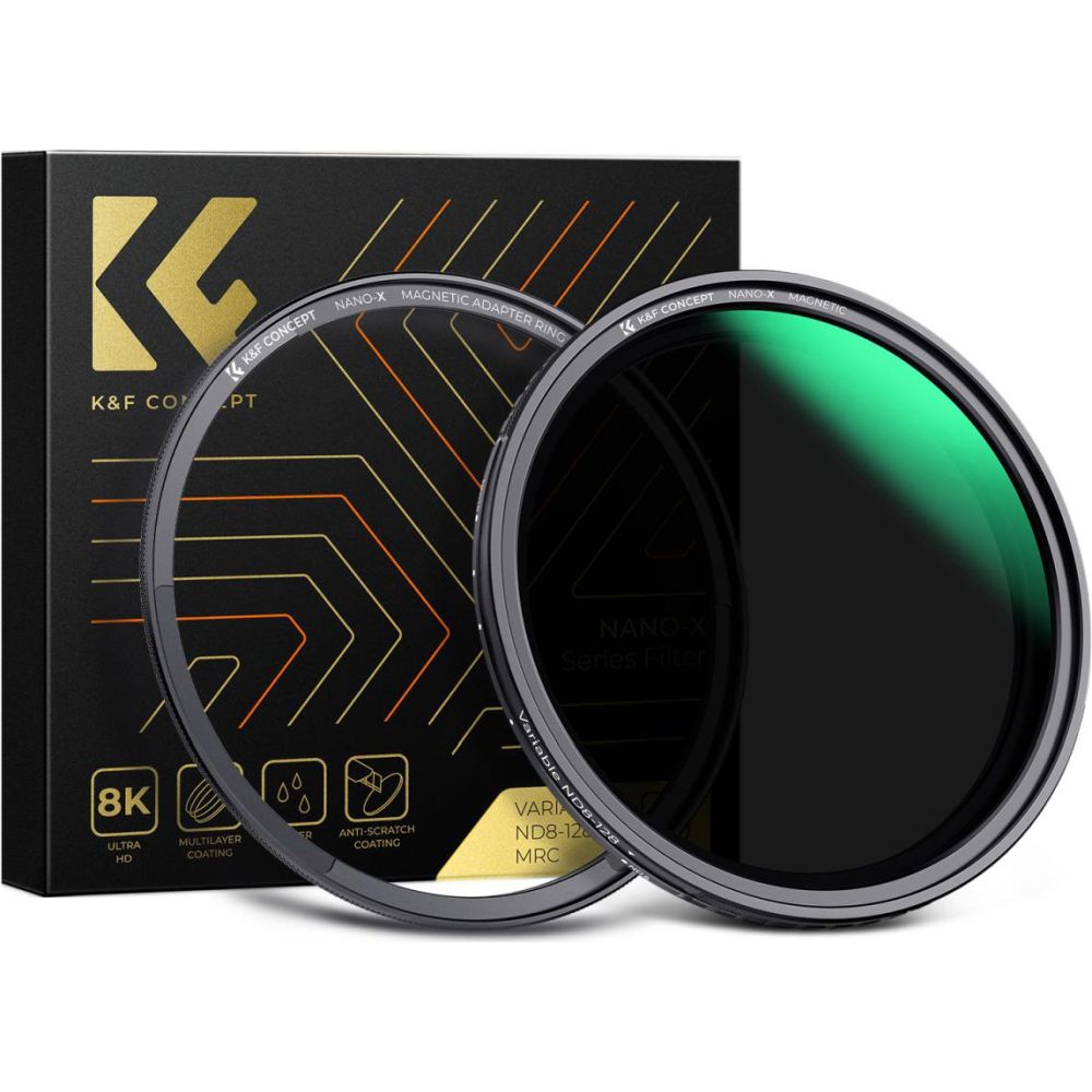K&F Concept Variabler ND-Filter ND8-128 Nano X magnetisch 67mm