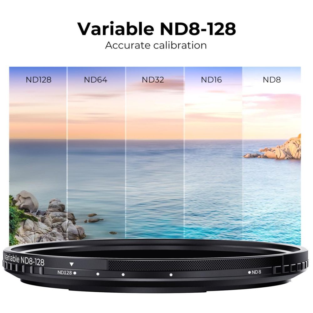 K&F Concept Variabler ND-Filter ND8-128 Nano X magnetisch 67mm