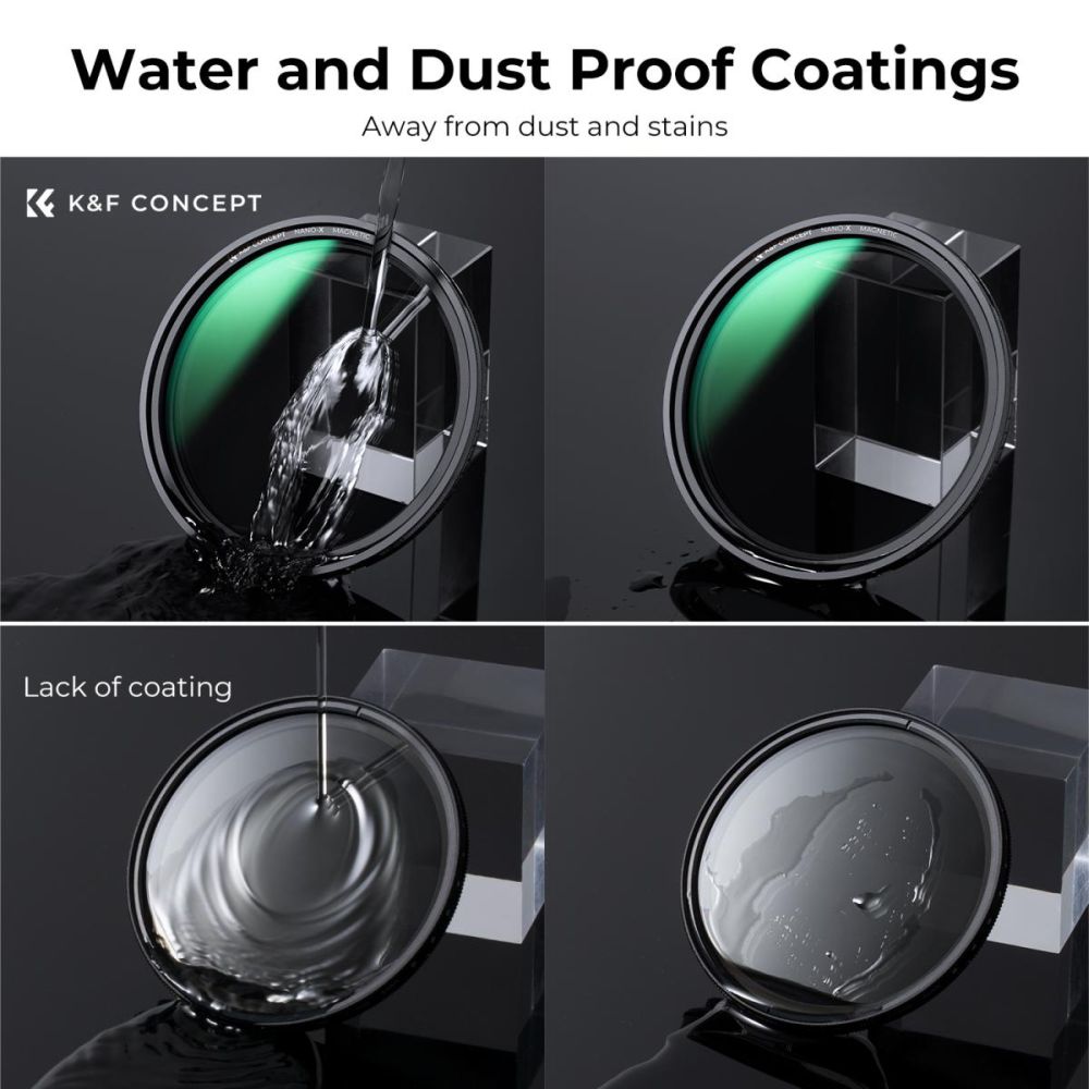 K&F Concept Variabler ND-Filter ND8-128 Nano X magnetisch 67mm