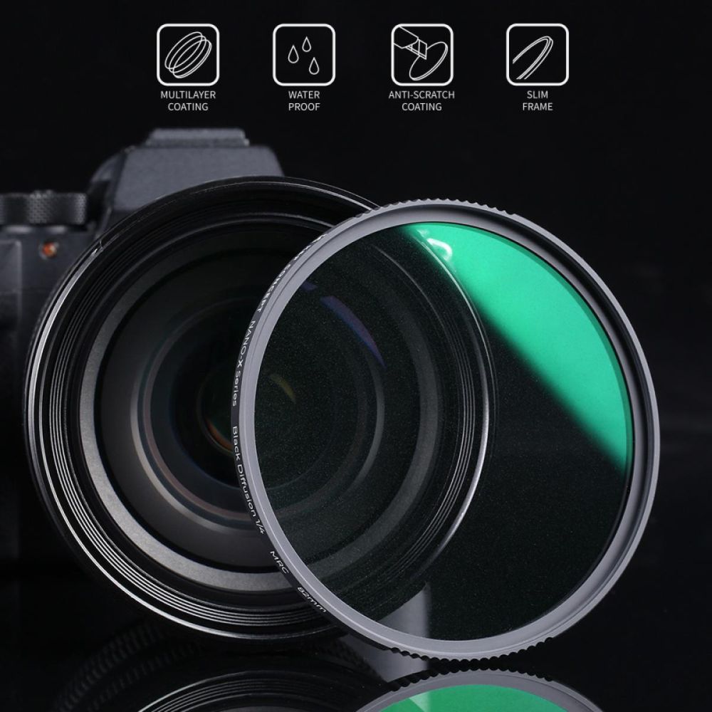 K&F Concept 1/4 Black Mist Filter Nano X - 49mm