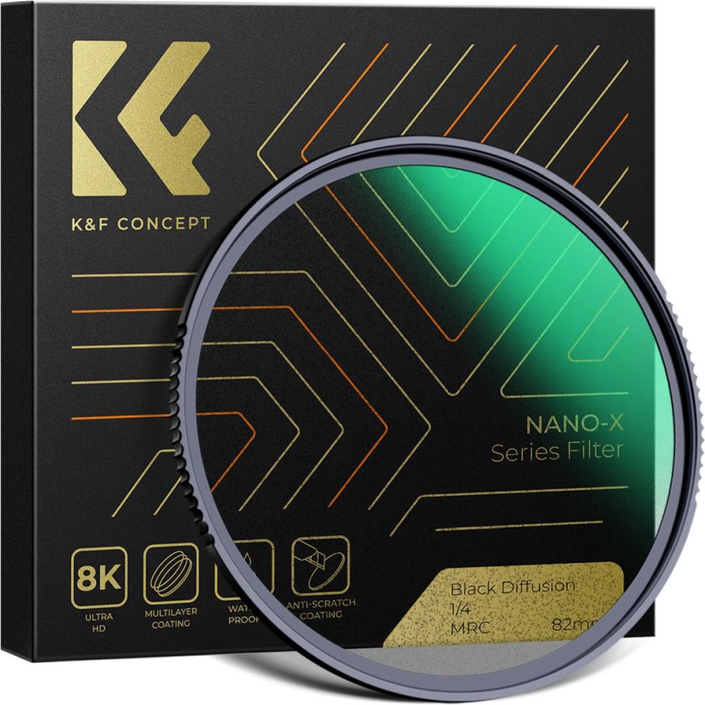 K&F Concept 1/4 Black Mist Filter Nano X - 77mm