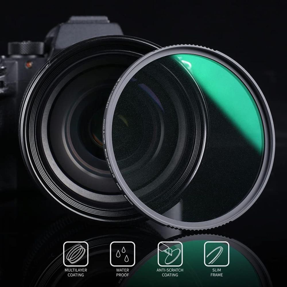 K&F Concept 1/2 Black Mist Filter Nano X - 58mm