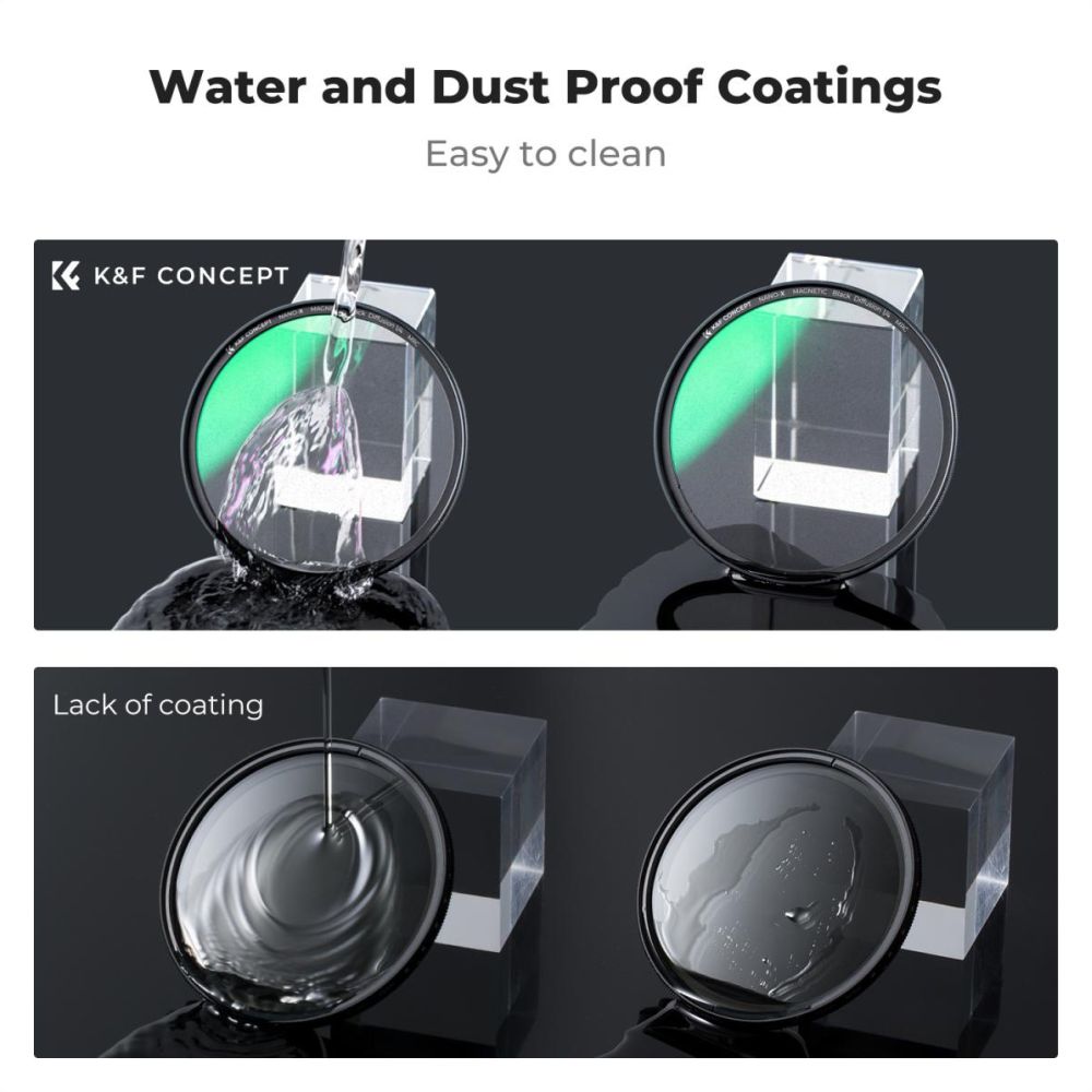 K&F Concept Magnetic 1/4 Black Mist Filter Nano X - 49mm