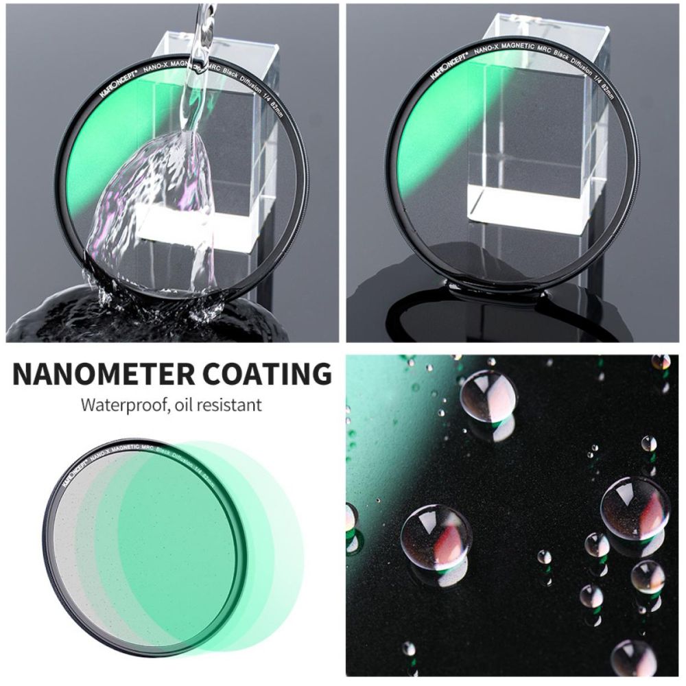 K&F Concept Magnetic 1/4 Black Mist Filter Nano X - 49mm