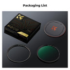 K&F Concept Magnetic 1/4 Black Mist Filter Nano X - 49mm