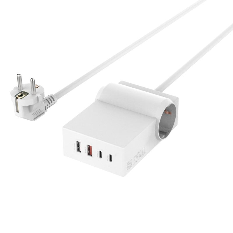4smarts USB-C/A-Steckdosenleiste für den Schreibtisch GaN 65W