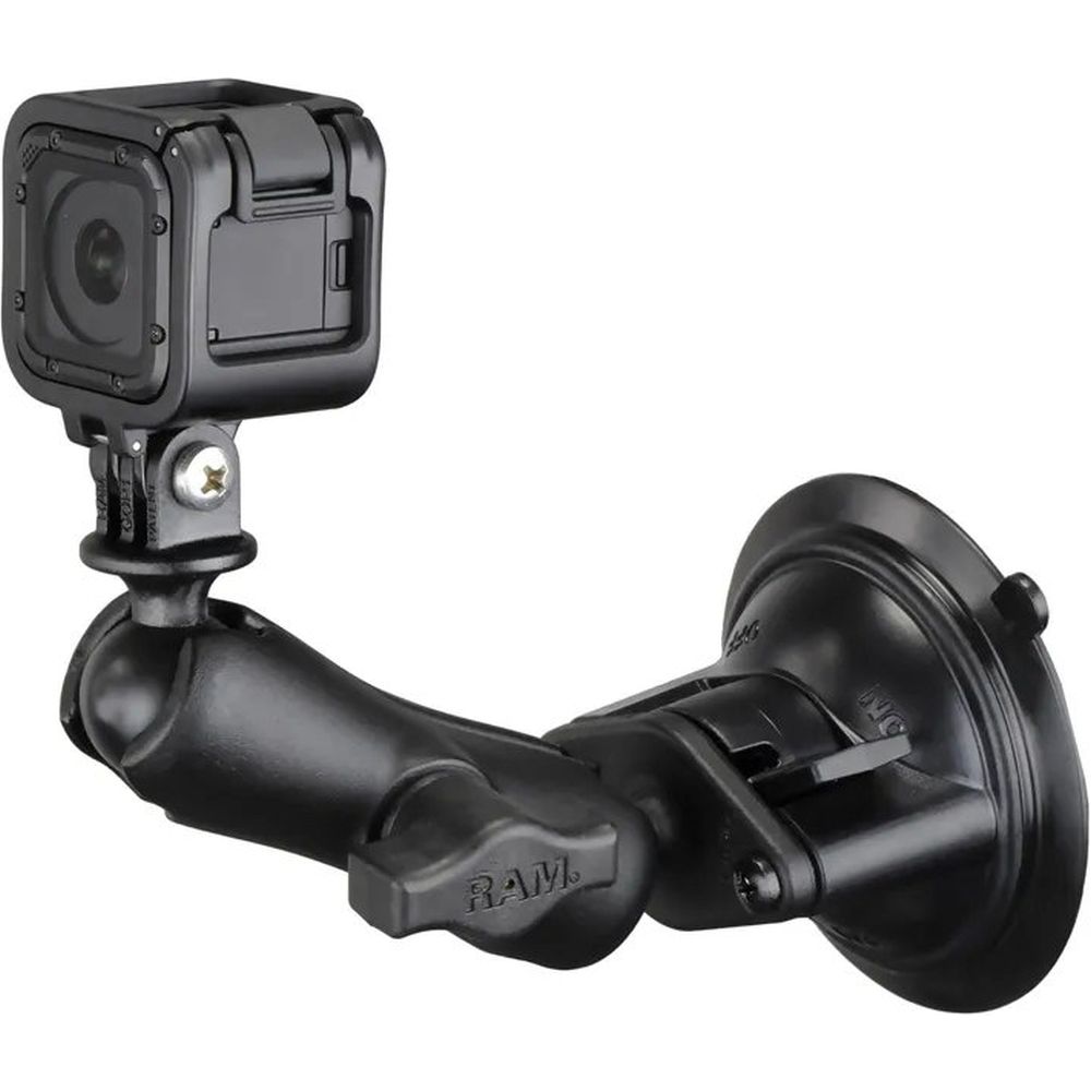 Ram Twist-Lock Saugnapfhalterung mit Action-Kamera-Adapter – Mittel