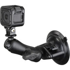 Ram Twist-Lock Saugnapfhalterung mit Action-Kamera-Adapter – Mittel