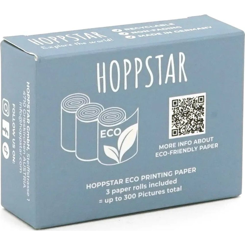 Hoppstar Papierrollen Nachfüllpackung, 3er-Pack (Öko-Papier)