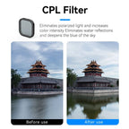 Telesin CPL+ND8/16/32/64 Lens Filter Kit GoPro Hero 13