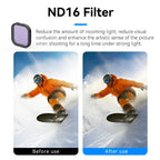 Telesin CPL+ND8/16/32/64 Lens Filter Kit GoPro Hero 13