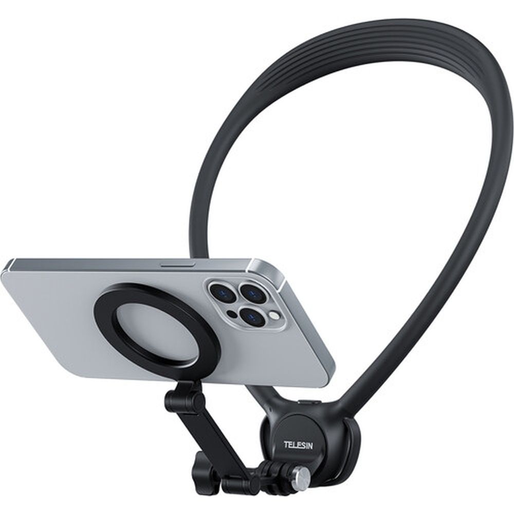 Telesin Neck Mount 360º Combo - GoPro & Smartphone - black