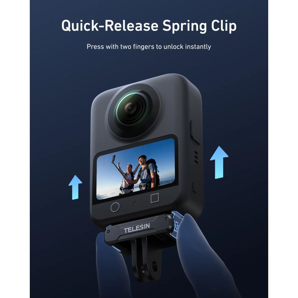 Telesin Dual Claw Mount Magnetic für DJI Osmo 360
