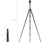SmallRig 5477 Tragbares Videostativ aus Kohlefaser AP255Pro