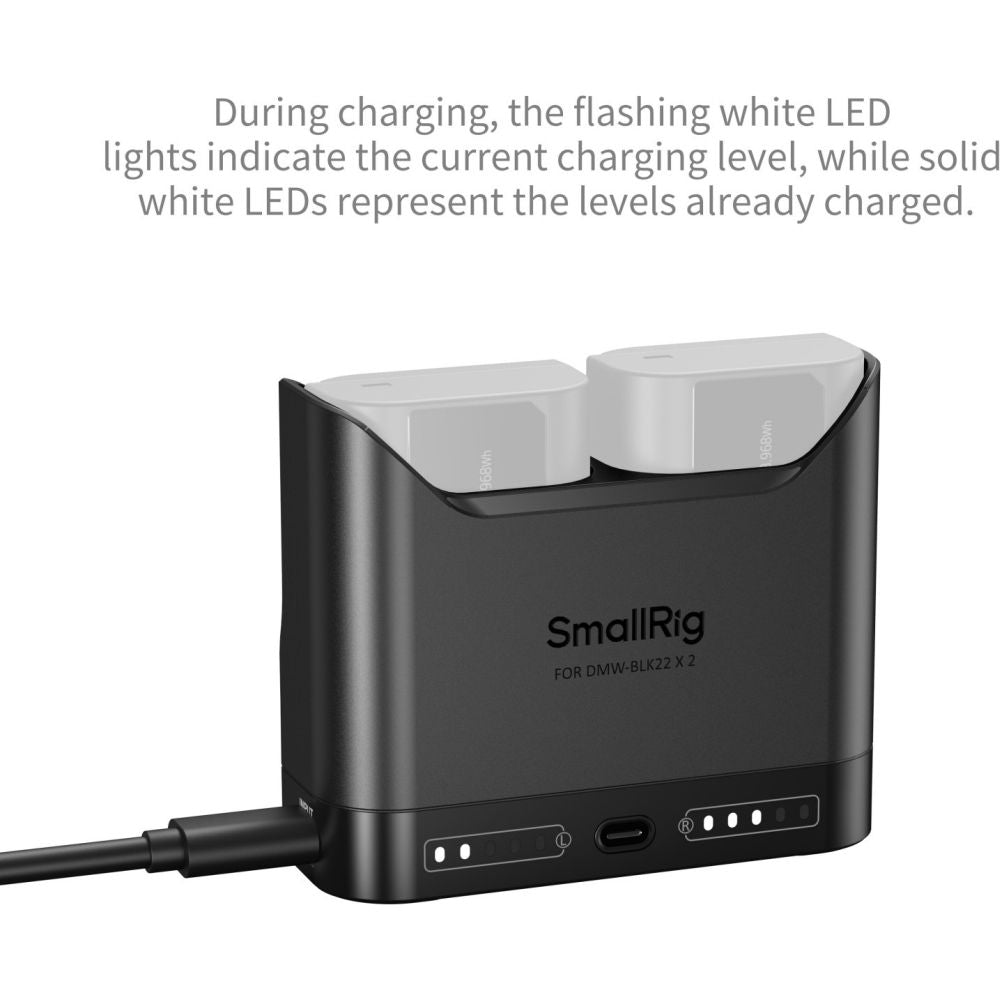 SmallRig 5492 Camera Battery Charger for DMW-BLK22