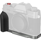 SmallRig 5665 L-förmige Montageplatte mit Silikongriff für FUJIFILM X-T30 / X-T30 II / X-T30 III, Anthrazit-Silber
