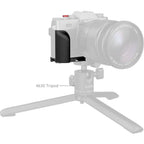 SmallRig 5665 L-förmige Montageplatte mit Silikongriff für FUJIFILM X-T30 / X-T30 II / X-T30 III, Anthrazit-Silber