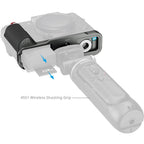 SmallRig 5665 L-förmige Montageplatte mit Silikongriff für FUJIFILM X-T30 / X-T30 II / X-T30 III, Anthrazit-Silber
