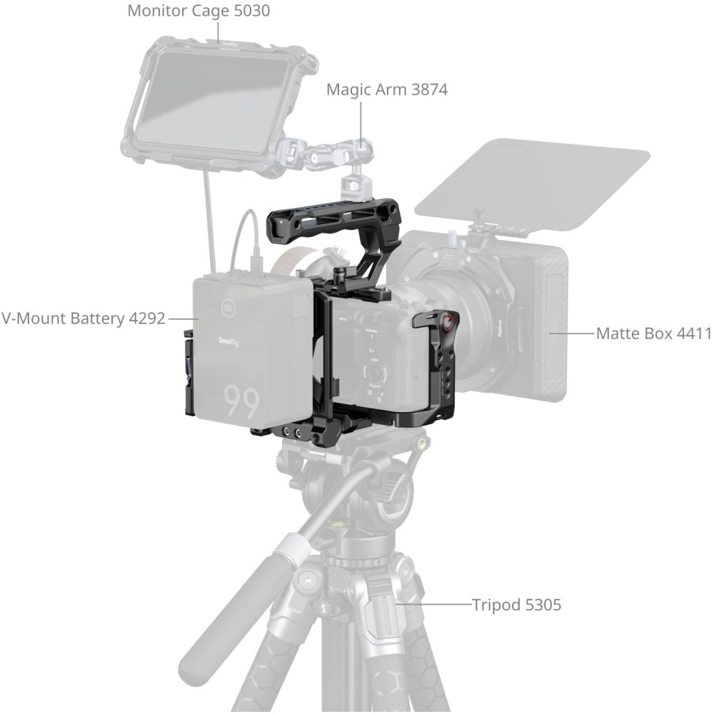 SmallRig 5823 Cage-Kit für Sony FX3 / FX30