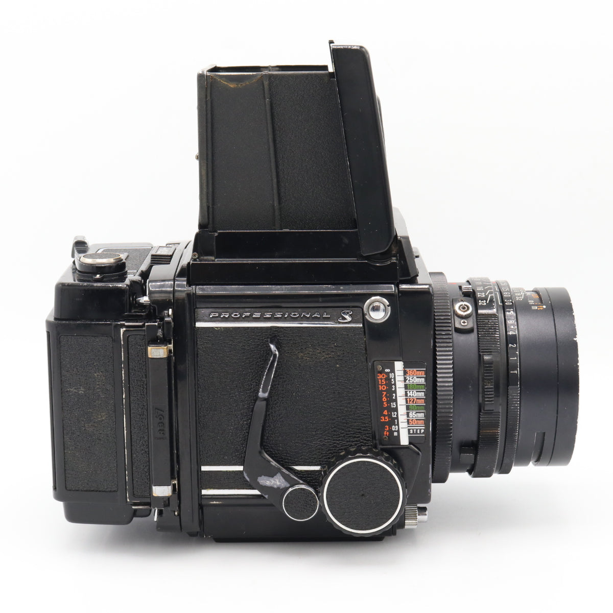 Mamiya RB67 Pro S + Mamiya Sekor C 127mm F/3.8 + 120 film back used