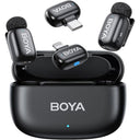 Boya Mini 2 (2 TX + 1 RX USB-C + 1 RX Lightning) schwarz