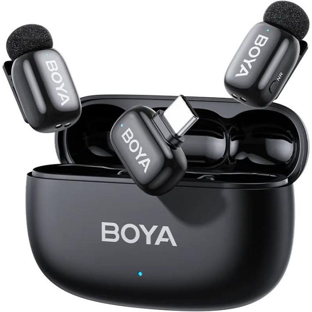 Boya Mini 2 (2 TX + 1 RX USB-C + 1 RX Lightning) schwarz